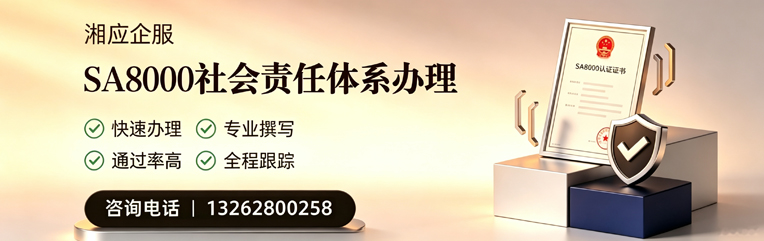 南平SA8000社会责任体系认证服务