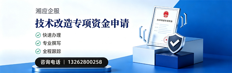 南平技术改造专项资金申报服务