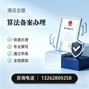 南平算法备案申报服务